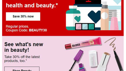 CVS 'See What's New in Beauty' Email